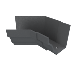 6"x4" Moulded Ogee Gutter Int 135° Angle