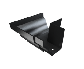 5"x4" Moulded Ogee Gutter Ext 90° Angle - Black