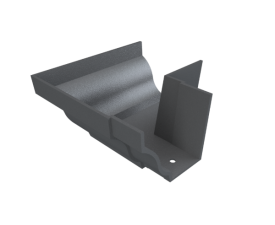 6"x4" Moulded Ogee Gutter Ext 90° Angle
