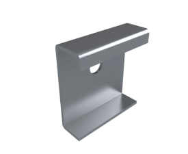 Moulded Ogee Gutter Direct Fix Bkt - Galv