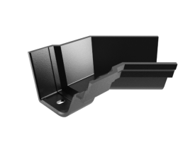 4.5" Notts Ogee Gutter Int 135° Angle - Black