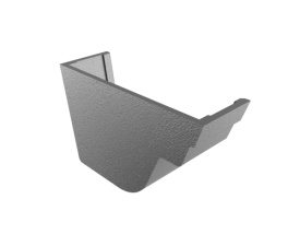 4.5" Notts Ogee Gutter Ext Stopend - L/H