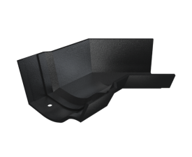 5" Vict Ogee Gutter Int 135° Angle - Black