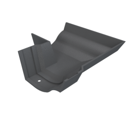4.5" Vict Ogee Gutter Ext 90° Angle