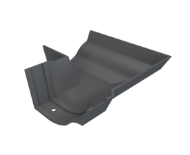 5" Vict Ogee Gutter Ext 90° Angle