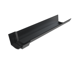 5" Vict Ogee Gutter x 6FT - Black