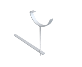 4'' Plain Half Round Rise & Fall Bkt - Galv