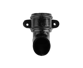 2.5" Round Rainwater Shoe With Ears - Black