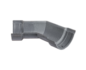 5" Beaded Half Round Gutter 135° Angle