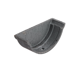 4.5" Beaded Half Round Gutter Ext Stopend